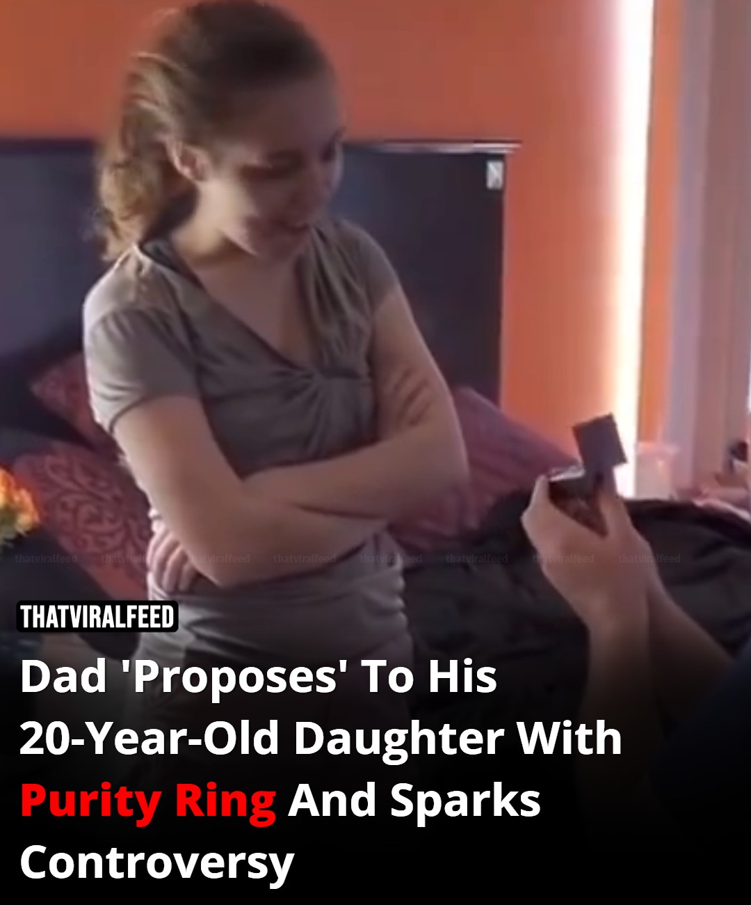 Dad ‘Proposes’ To His 20-Year-Old Daughter With Purity Ring And Sparks Controversy