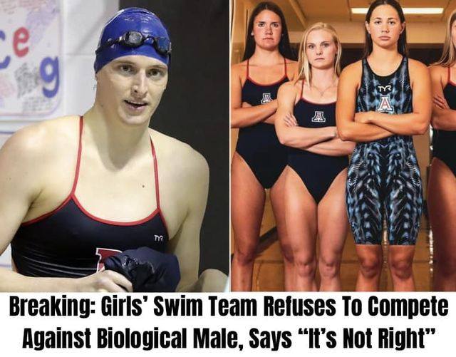 Breaking: Girls’ Swim Team Refuses To Compete Against Biological Male, Says “It’s Not Right”