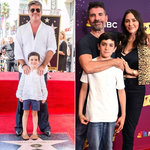 Simon Cowell’s Son Eric, 10, Looks All Grown Up as the Duo Poses for Rare Photo at America’s Got Talent Taping