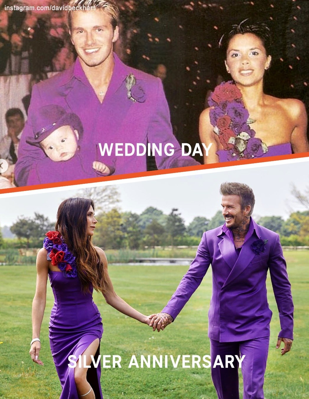 Celebrating 25 Years: David & Victoria Beckham’s Wedding Day Highlights with Their 4-Month-Old Son as Ring Bearer